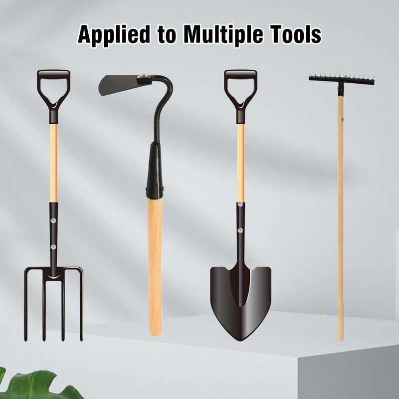 10 PCS Rivets for Spade Handle, Solid Rivet Tool, Round