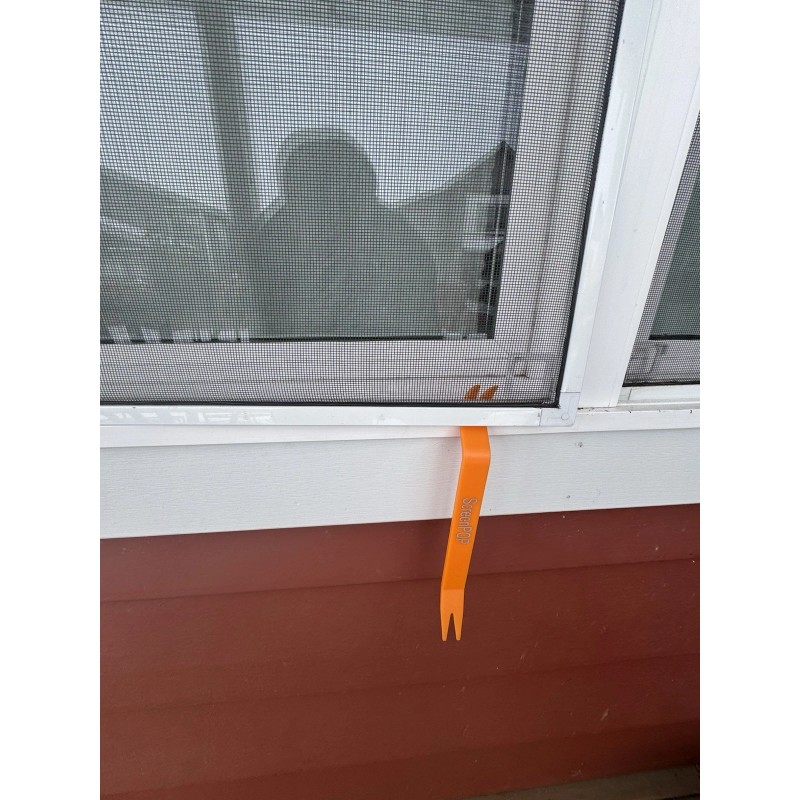 screenpop Window Screen Removal Tool, Pry Tool, track and casement