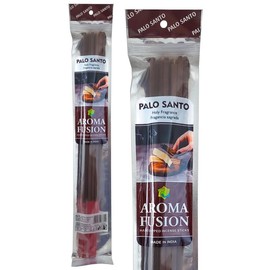 3 - Aroma Fusion 19"" Jumbo Hand Dipped Incense 10-Stick Packs - Palo Santo Scent, Green, AF19CH3