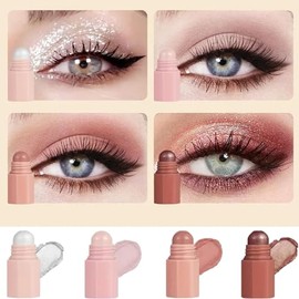 4 Colour Sombra de Ojos Stick Sets, En Barra, Impermeabilización Lápiz, Textura Suave de Larga Duración (A)