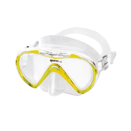 Mares Erwachsene Mask Seahorse Taucherbrille, Gelb Reflex/Transparent, BX