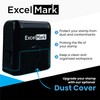 ExcelMark Custom Self-Inking Stamp - Up to 2 Lines -