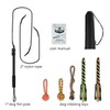 Flirt Pole for Dogs, Extendable Dog Flirt Pole with Detachable