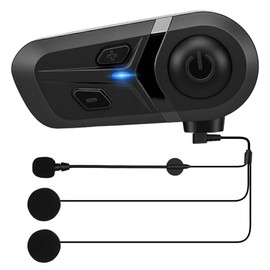 Casco de Motocicleta con Cancelación de Ruido, Auriculares con Asistente de Voz, Respuesta Automática, Llamada, Control de Música, GPS