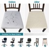 SearchI Waterproof Seat Covers for Dining Room Chairs Stretch Jacquard