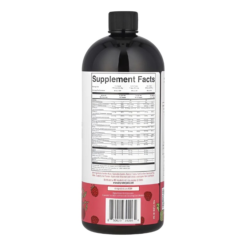 Multivitaminico Matutino Liquido Sabor Frambuesa Mary Ruths Frambuesa