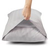 Moonlight Bedding Pillow cases 2 pack - Silver Stripe 50x75cm