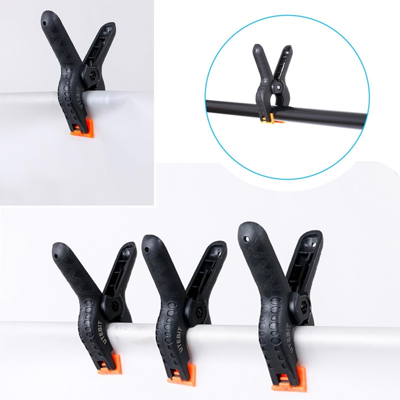 Eabdice Pack of 8 Spring Clamps, Mini Spring Clamps, Woodworking