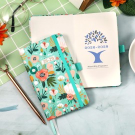 2026-2029 Pocket Planner - 3 Year Monthly Pocket Calendar 2026-2029 from july 2026-June 2029, 6.4'' x 3.8'', Coboll 2026 2029 Pocket Calendar for Purse, Monthly Planner with Bookmark