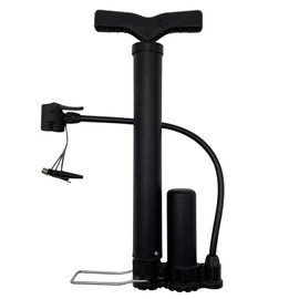 Portable Bike Floor Pump Bicycle Floor Tyre Inflator Schrader Presta Valve Mini Tyre Pump 120 PSI Bike Air Pump with Ball Needle for Road Mountain Bikes, Balls