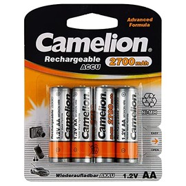 Camelion NH-AA2700-BP4 1.2V 2700mAh AA NI-MH 4pk Blister