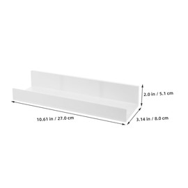 Zerodeko 2pcs Rustic Floating Picture Ledge Shelf Wall Mounted Display Rack for Photos Items Easy Installation Home Decor for Living Bedroom Kitchen Nursery