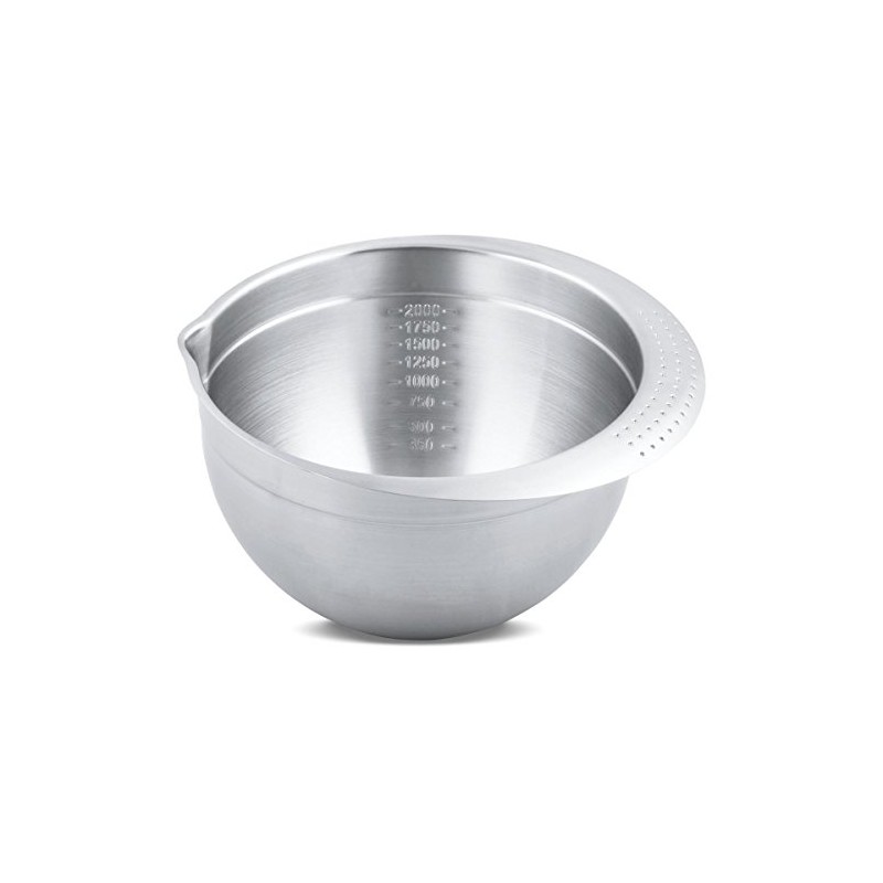Staedter Mixing Bowl, 20 cm, Stainless Steel Silver