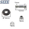 AERZETIX - C77178 - Blade Roll Tile Cutting Blade Diameter