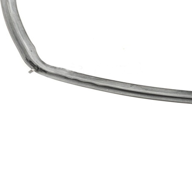 SPARES2GO Top Rubber Door Seal & Corner Clips compatible with