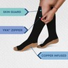 TheraMagic™ Zipper Compression Socks for Men & Women, 20-30mmHg Closed