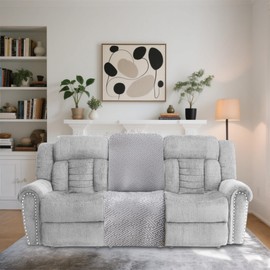 ROFASVCO 100% Waterproof Sectional Recliner Couch Covers for Reclining Couch L Shaped Corner Sectional Sofa Cover Jacquard Stretch L Shape Recliner Slipcovers (Additional Seat Cover, Light Gray)