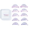 Troocolor Lash Lift Shields, 10Pcs Reusable Soft Eyelash Perm Curler