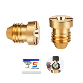 0.9 mm Foam Cannon Orifice Nozzle Tips, 0.9mm Universal Connector for Foam Sprayer, Washer Replacement Nozzles, Precision Foam Cannon Orifice for Car Wash and Garden Hose Use(2Pcs)