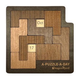 A-Puzzle-A-Day Deluxe Boxed Edition: The Original Daily Calendar Puzzle with 365+ Challenges for Every Day of The Year, by DragonFjord