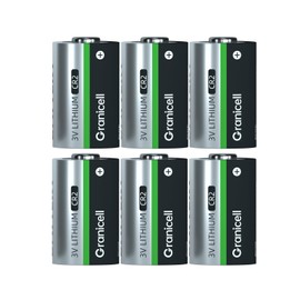 Granicell CR2 3V Lithium Batteries 6 Pack