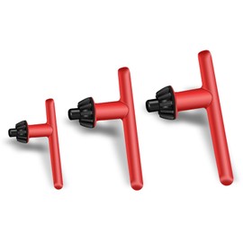 Drill Chuck Handle, Chuck Handle, T-Shape, Hex Shaft Chuck Key, Precision Mini Drill Chuck Fastening Handle, Impact Attachment, Drill Chuck Key, Electric Tools, Electric Drill Chuck Adapter, Pack of 3