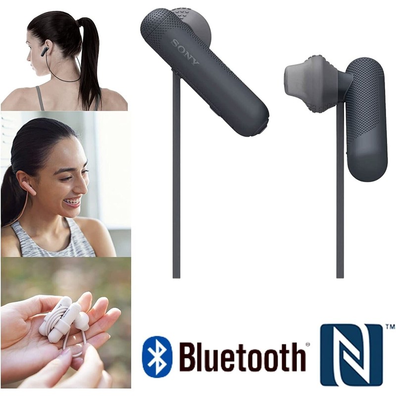 Sony Extra Bass Bluetooth Headphones. Wireless Sports Earbuds with Mic.