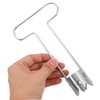 LABRIMP Stainless Steel Pepper Core Remover Compact Jalapeno Corer for