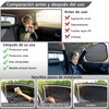 RJIHOEN 4pzs Parasoles para Ventana de Coche, Sombra de la