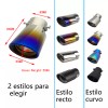 owii owii Colilla Terminal Punta Escape Deportiva Univeral Inoxidabe