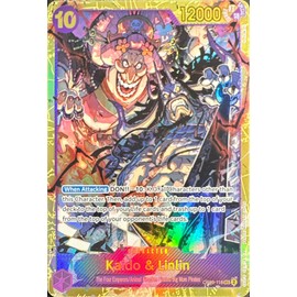 One Piece Kaido & Linlin Secret Rare Alternate Art Card OP08-119 Two Legends Trading Card
