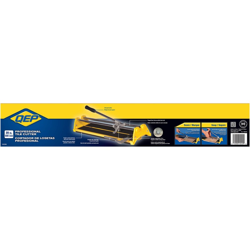 QEP 10220Q 20" Ceramic & Porcelain Tile Cutter with 1/2"