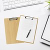 Spldsun Pack of 2 Clipboard Wooden Portable, Clipboard A4 Wood,