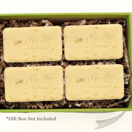 DR.JACOBS NATURALS Castile 5 oz Bar Soap for Face and Body Triple Milled Loofah Exfoliating Vegan (Citrus Crush Cocktail)(4-pack)