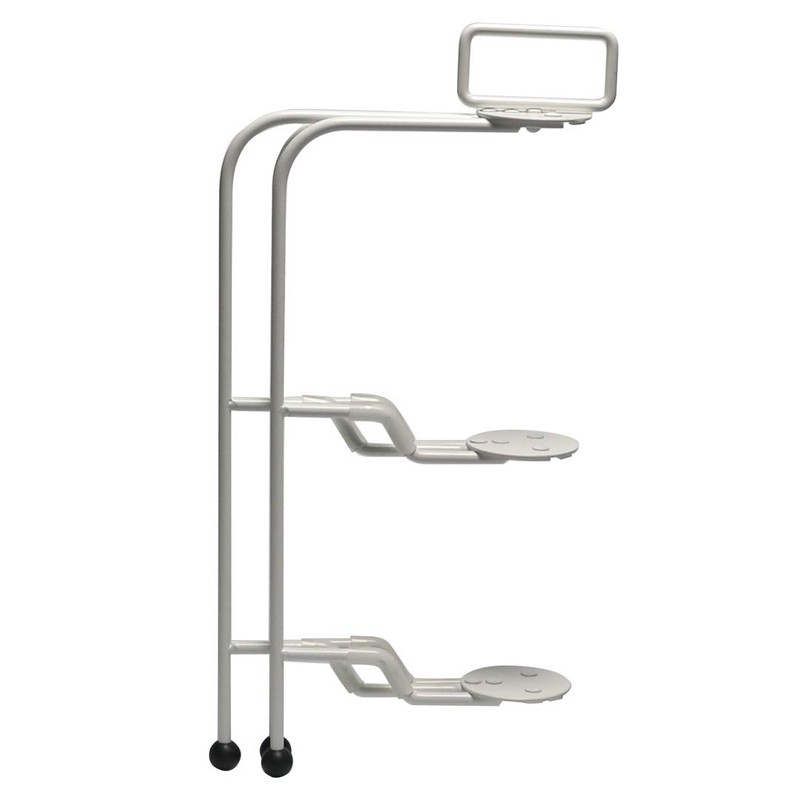 CASUAL PRODUCT Bistro Plate Stand, 2 Tiers, WH, Diameter 7.1