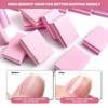 Nail Buffers Blocks, 50 Pcs 100/180 Grit Nail Buffing Block