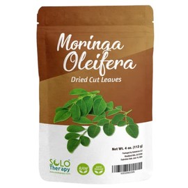 Moringa Leaves 4 oz, Moringa Oleifera Dried Cut Leaves, Resealable Bag, Moringa Loose Leaf, Moringa Tea, Premium Quality, Drumstick Tree, Hojas de Moringa Secas, Product from India