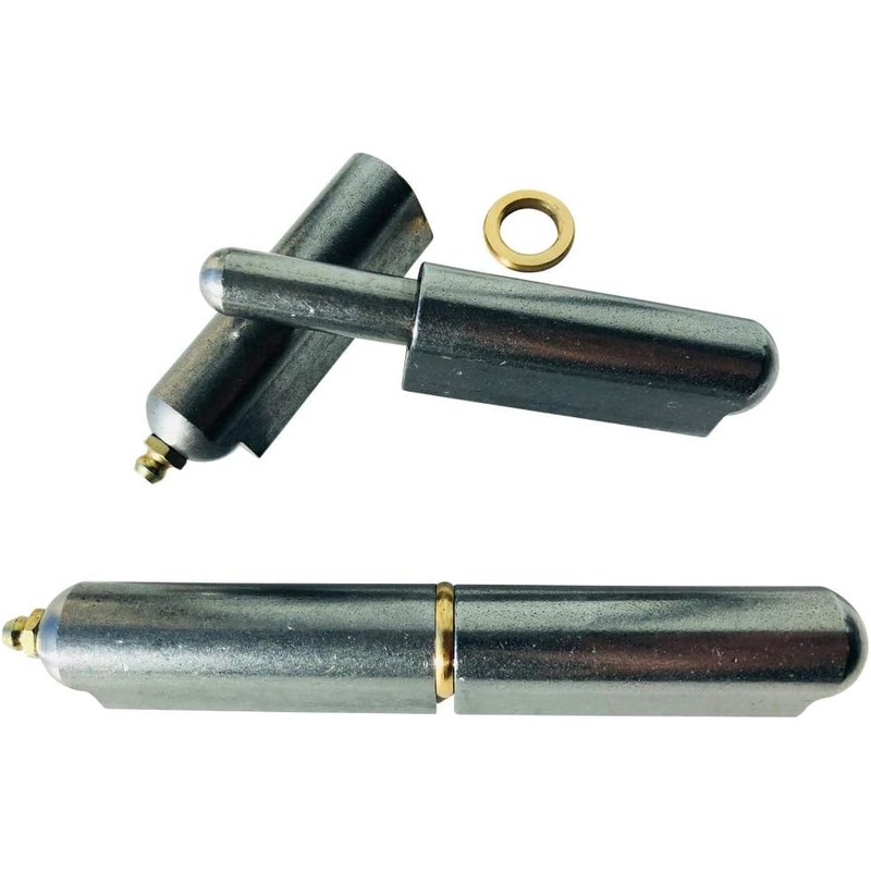 6" Bullet Hinge Steel Body & Pin, Brass Bushing &