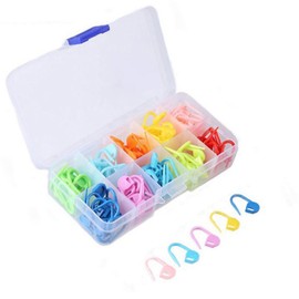 150Pcs Crochet Stitch Marker Knitting Crochet Locking Stitch Multi-Color Knitting Markers Stitch Markers Clips for Handwork Knitting Craft