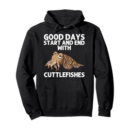 Cute Cuttlefish For Men Women Ocean Animal Lover Fish Pullover Hoodie