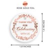 Thank You Gift Tags, Round Circle Gift Tag, 30 Pack,
