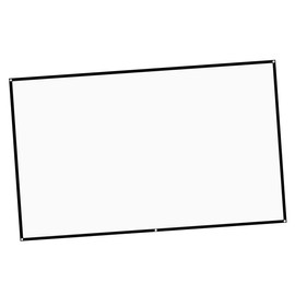 Gadpiparty 1Set Portable Folding Projection Screen Crease Home Projector Curtain for Indoor Outdoor Use for Movies Gaming Classroom and Business Presentations