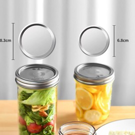 Yuehuam Mason Jar Vacuum Sealer, Cordless Electric Mason Jar Vacuum Sealer Kit for Wide and Regular Mouth Mason Jars, Vacuum Sealing Machine Kit for Food