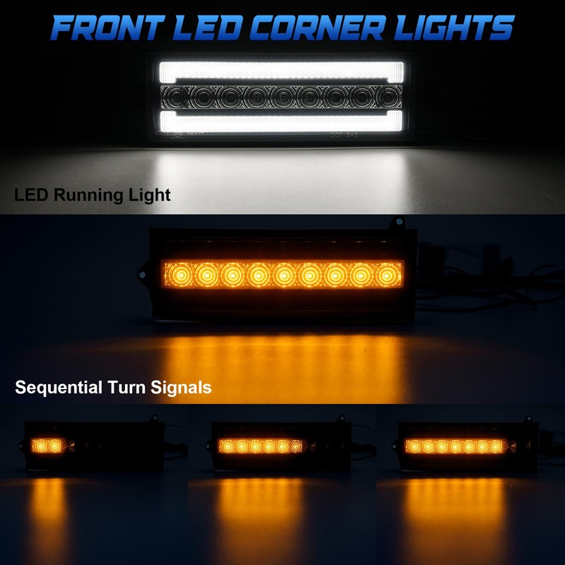 Turn Signal Lights for 1984-1996 Cherokee XJ 1986-1992 Comanche MJ