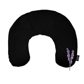 Mother Earth Pillows Extra Large Triggerpoint Pillow for Neck and Shoulders (Black - Soothe Herbal Blend)