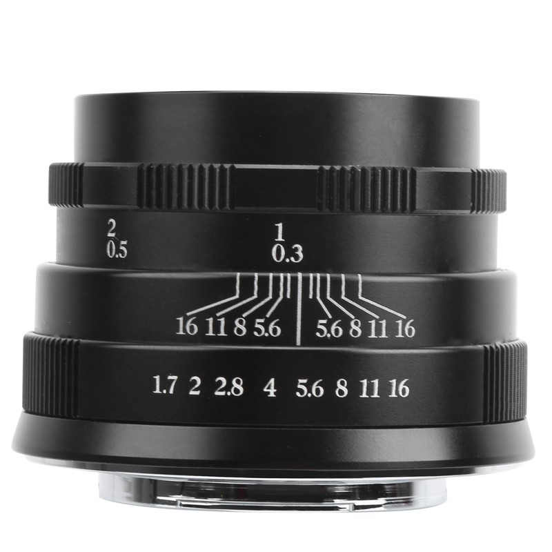 NEWYI 35mm F1.7 M4/3 Mount Large Aperture Portrait Fixed Focus