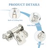 Mooche Slide Latch Lock Barrel Bolt with Padlock Hole, Barrel