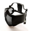 SHENKEL Ear Protection Anti-Fog Mesh Mask Half Face Guard Face