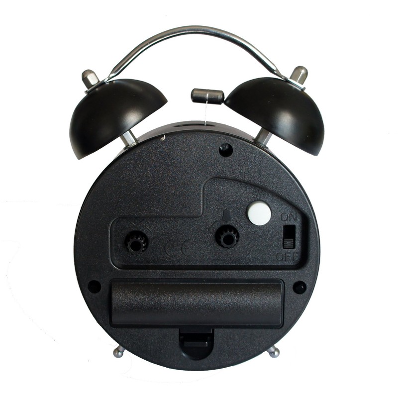 HAND ® "I Love Mustache Extremely Silent Metal Twin Bell