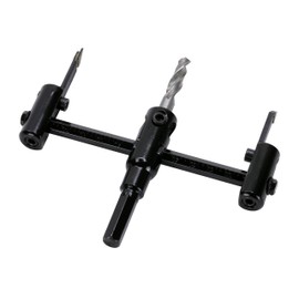 Blanko Circular Cutter, Universal Hole Saw for Wood, Plastic or Plasterboard, Infinitely Adjustable (30-120mm)